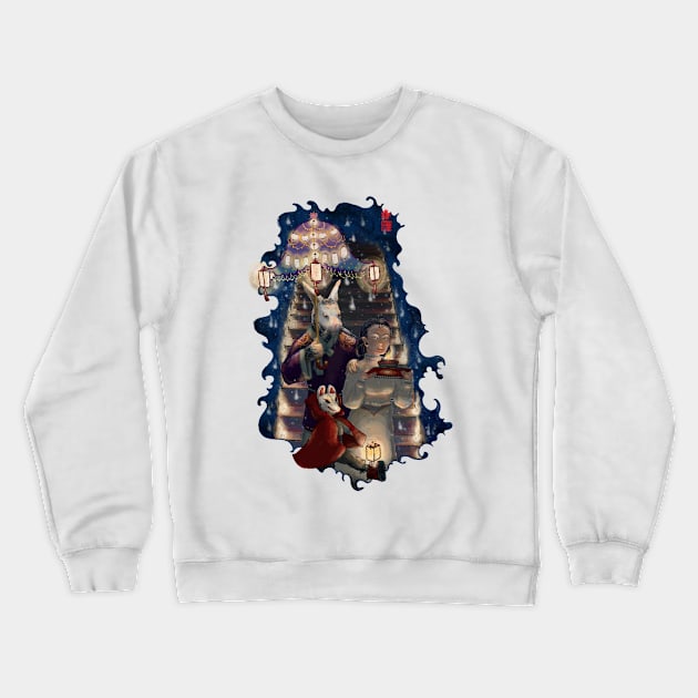 Ignis Fatuus Crewneck Sweatshirt by lunakirsche